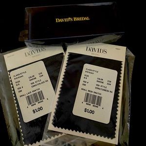 BWT David’s Bridal Marine sash